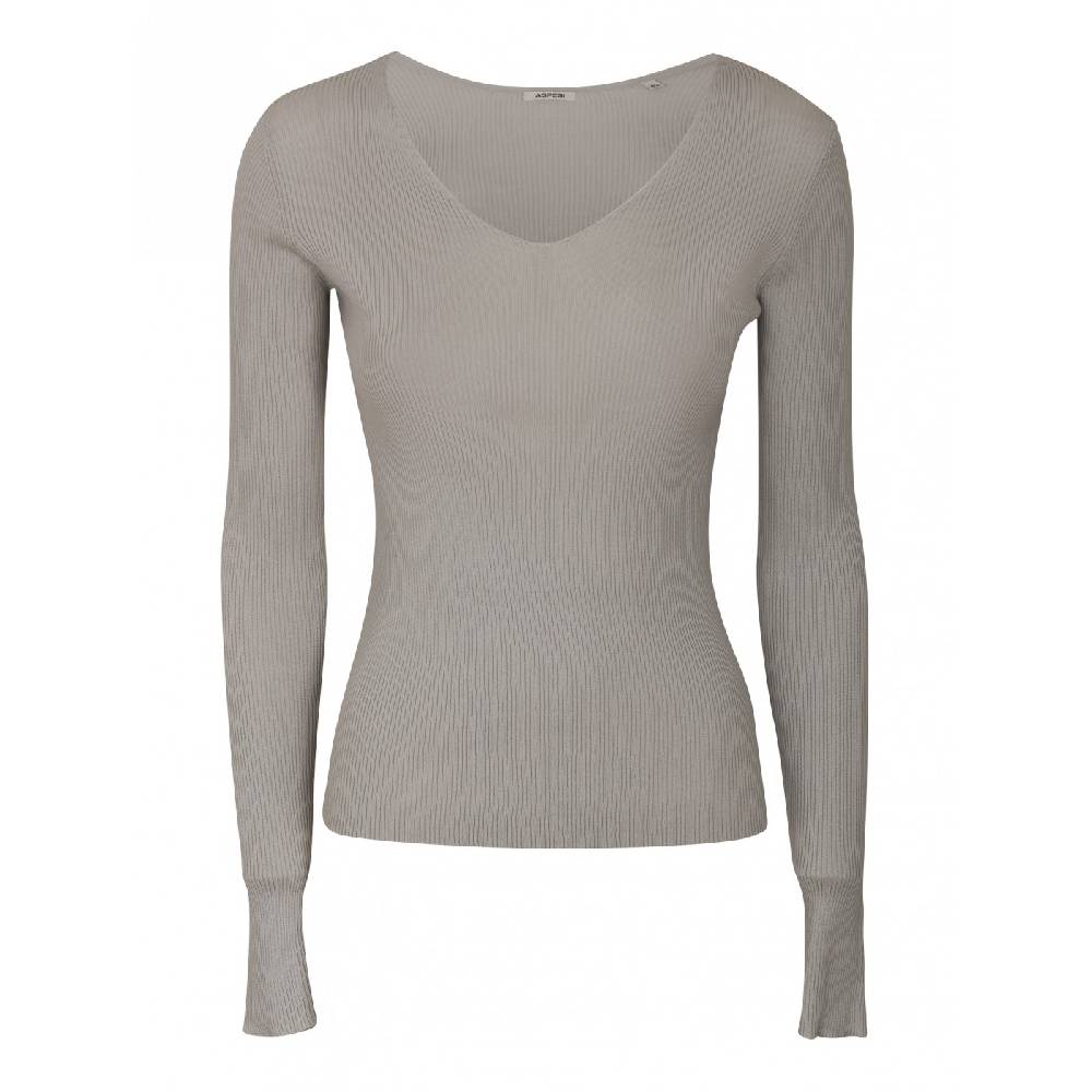 ASPESI Maglia costina scollo m m l