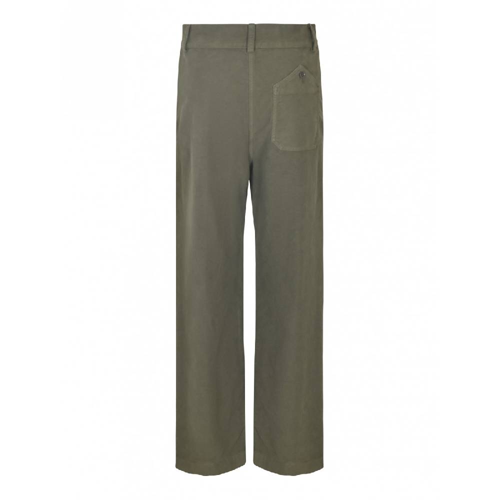 ASPESI Pantalone Largo Tasca Dietro Con Bottone