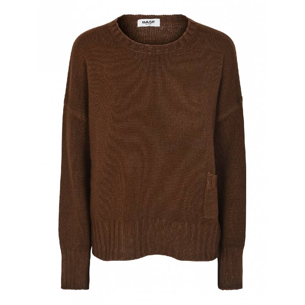 BASE Maglia girocollo con taschino