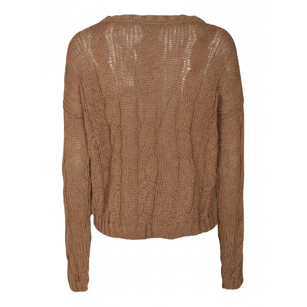 BASE Maglia Girocollo Trecce