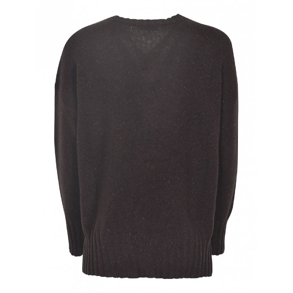 BASE Maglia Scollo V Melange