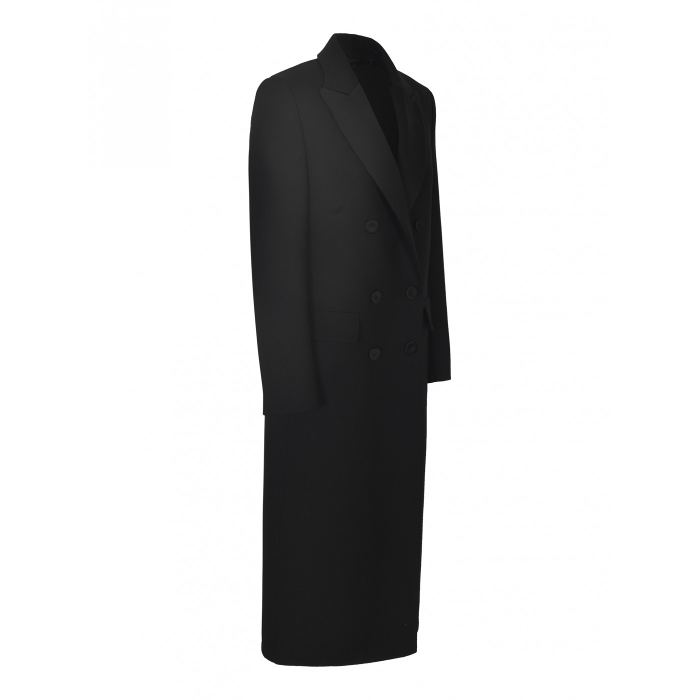 N_OTTOMILANO Cappotto Doppio Petto Reverse E Bottoni Raso