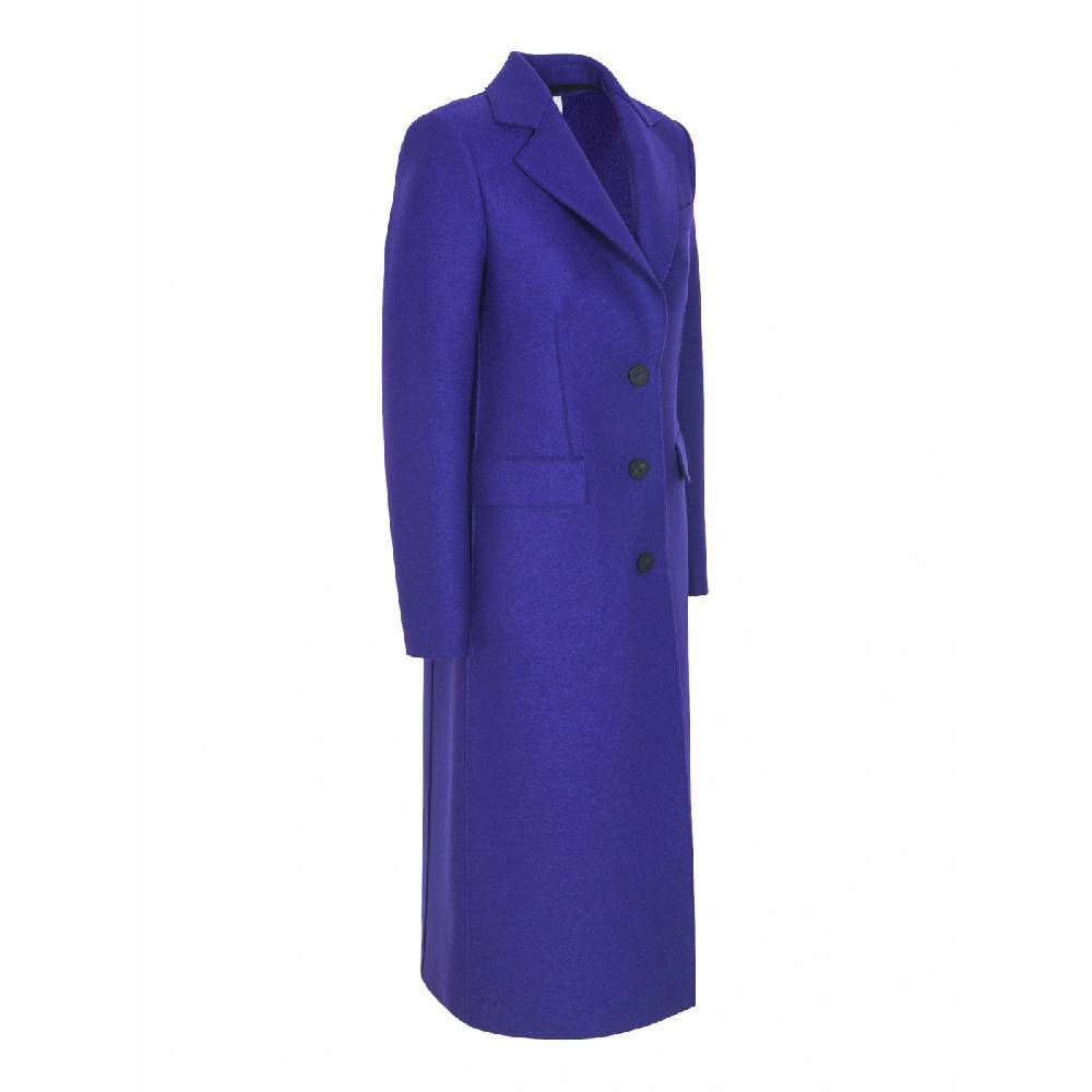 HARRIS WHARF LONDON Cappotto Monopetto Spalla Imbottita