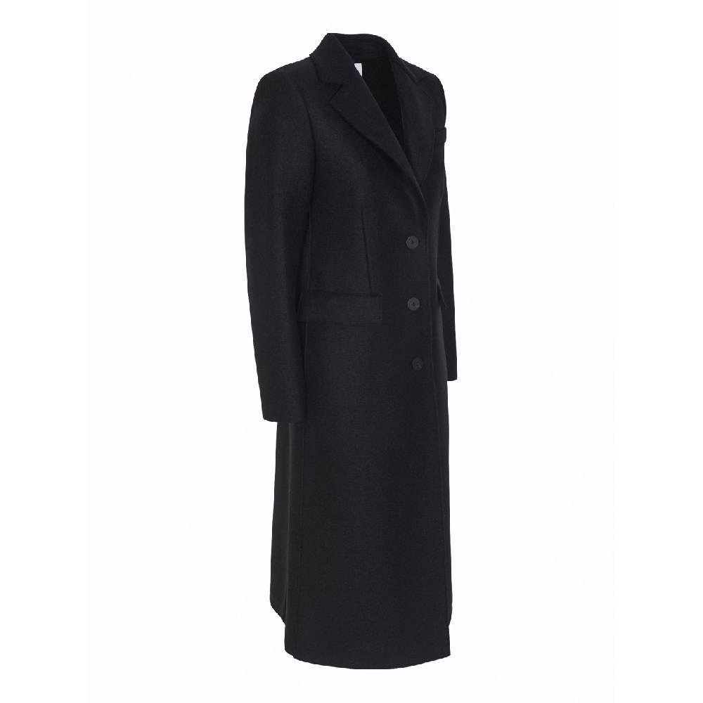 HARRIS WHARF LONDON Cappotto Monopetto Spalla Imbottita