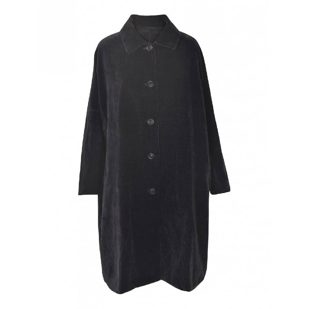 CASEY CASEY Cappotto velluto over di cotone lavato