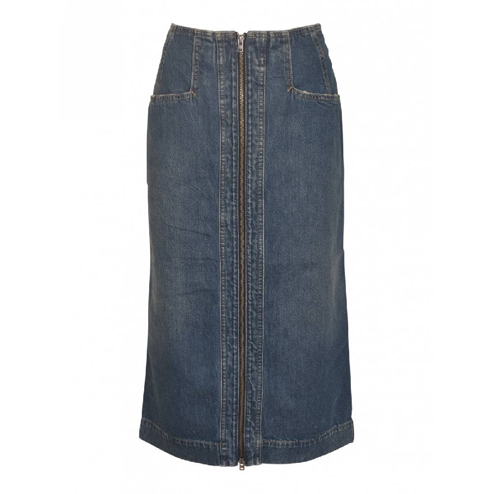 Closed Gonna jeans zip davanti