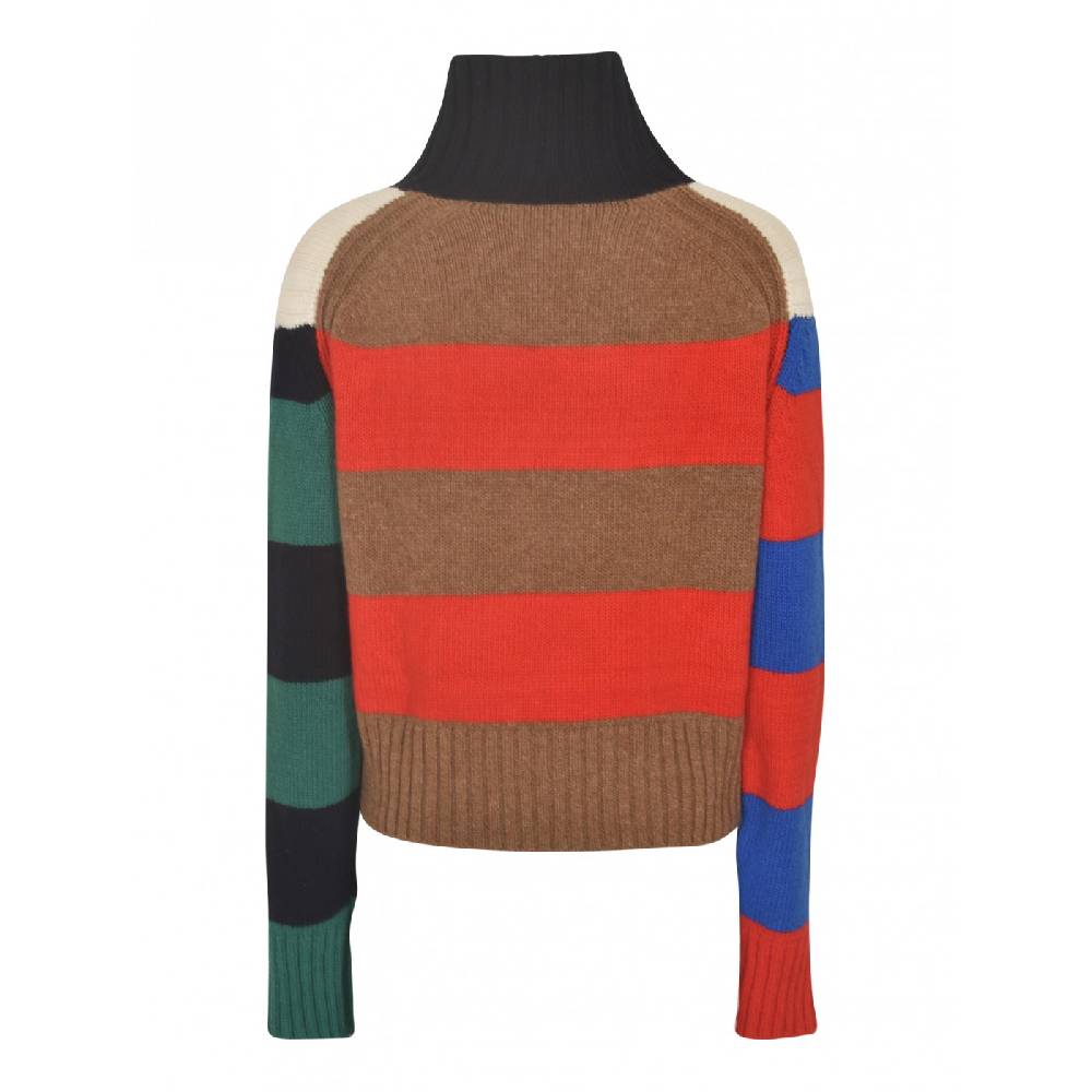 & DAUGHTER Fintra Maglia Dolcevita Righe