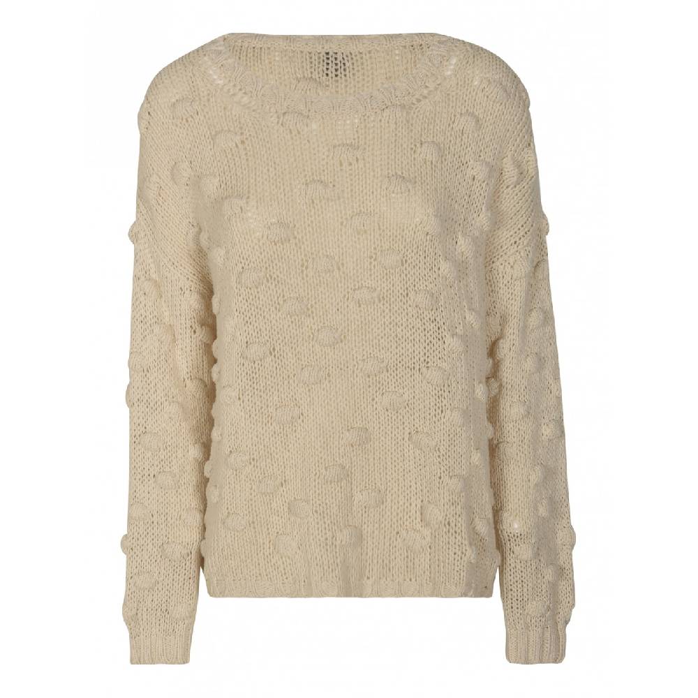 F CASHMERE Maglia girocollo pois