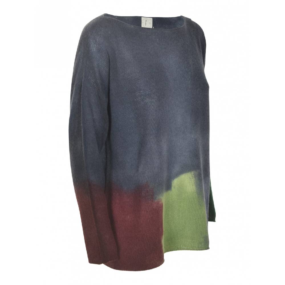 F CASHMERE Maglia Girocollo Scollo Barchetta