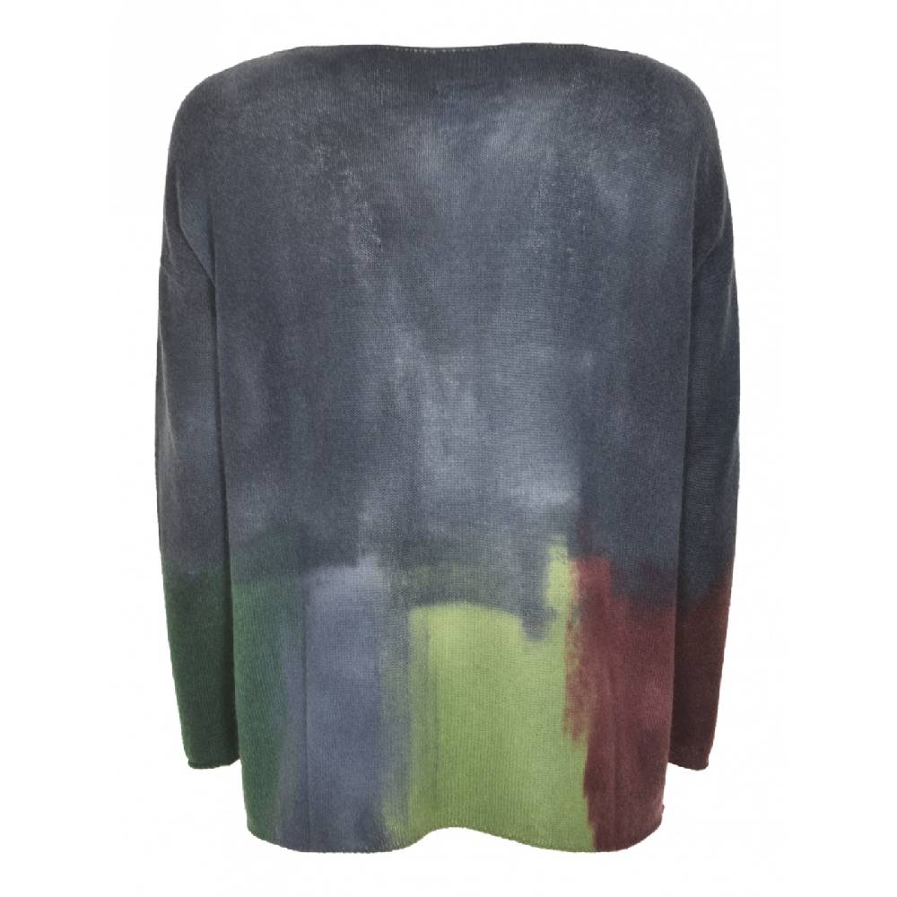 F CASHMERE Maglia Girocollo Scollo Barchetta