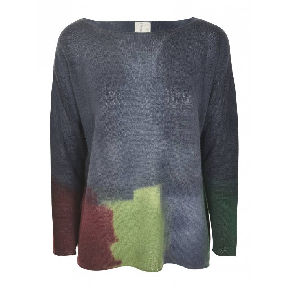 F CASHMERE Maglia girocollo scollo barchetta