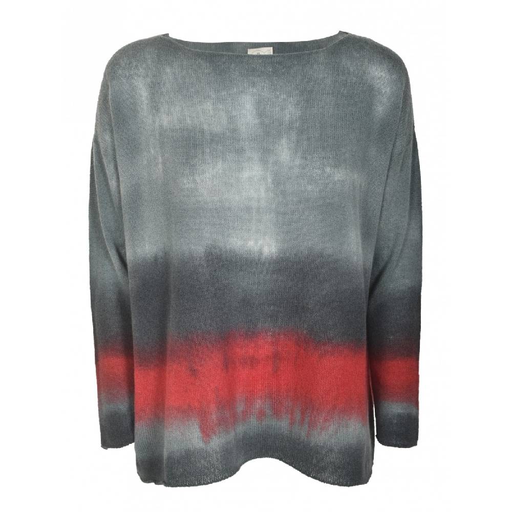 F CASHMERE Maglia girocollo scollo barchetta