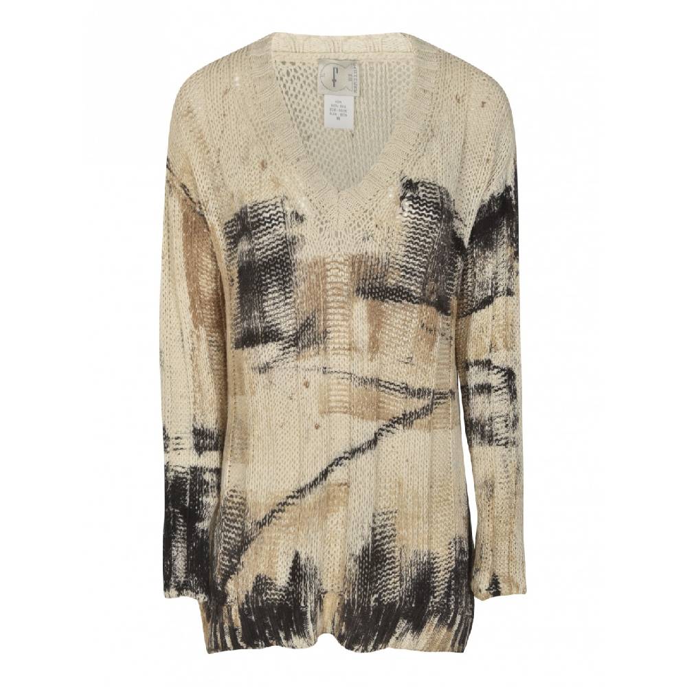 F CASHMERE Maglia scollo v