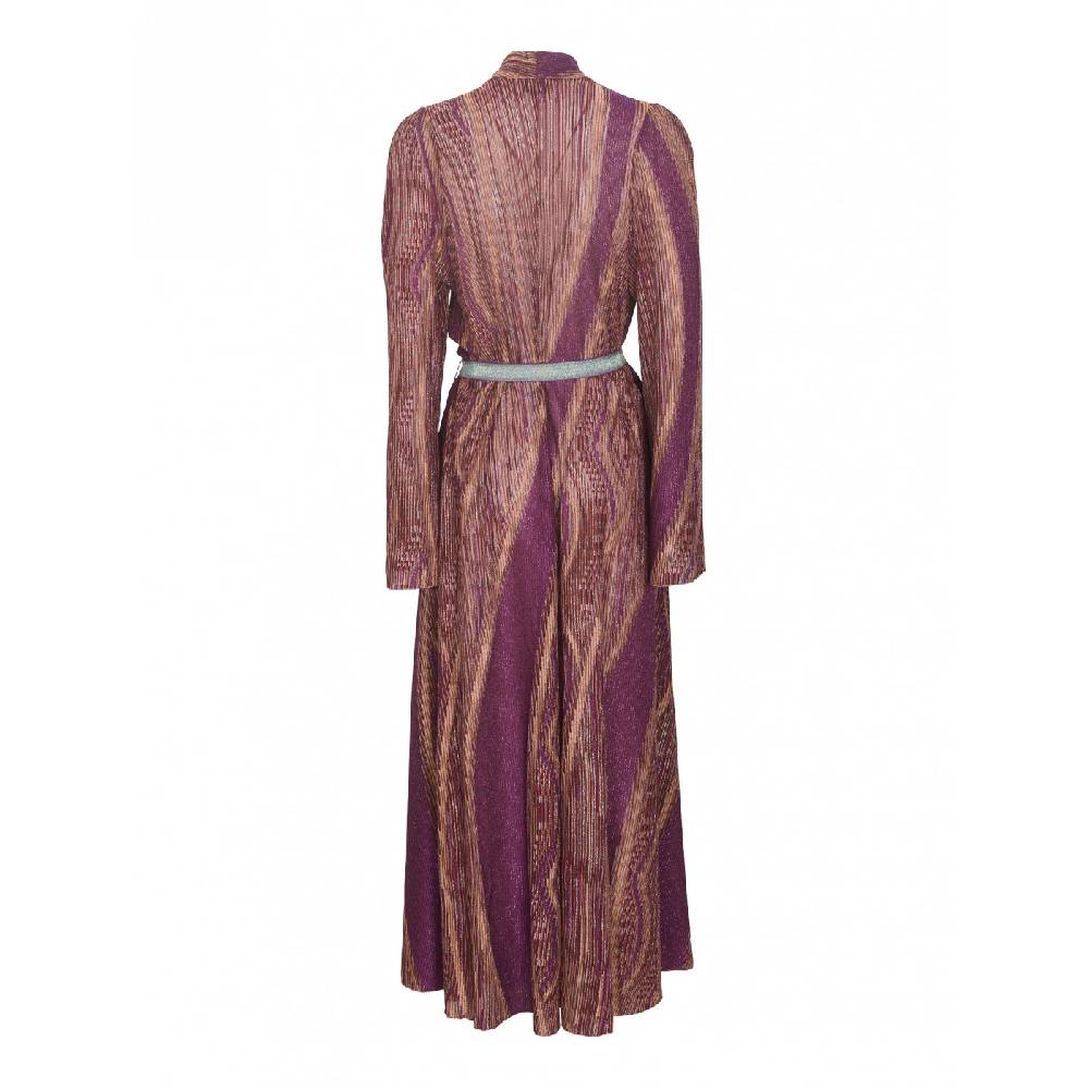 FORTE FORTE Abito Lungo Incrociato Lurex