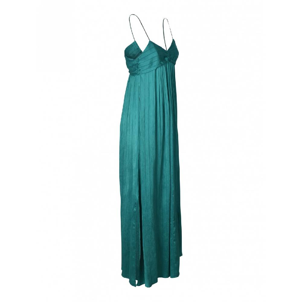 FORTE FORTE Abito Spalline Gessato Seta