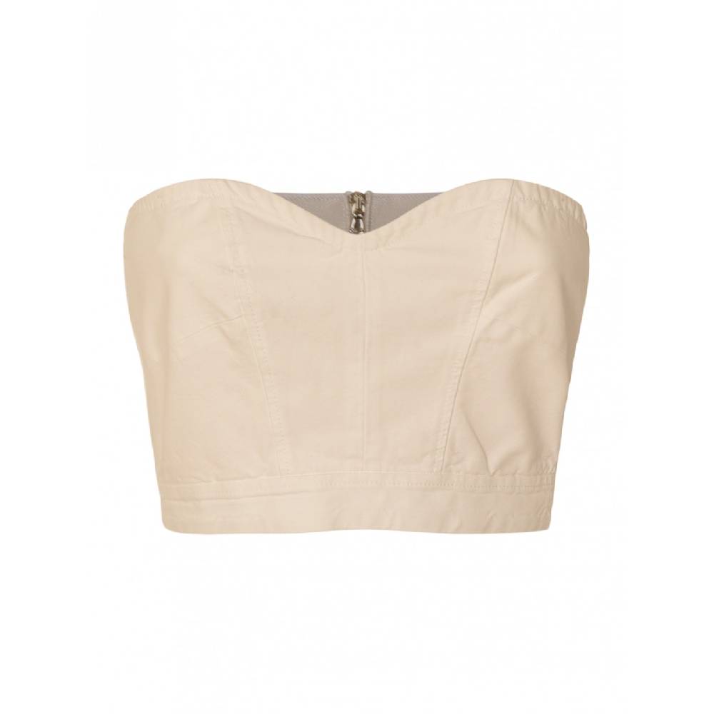 FORTE FORTE Bustier canavas cotone