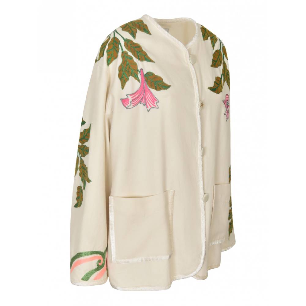 FORTE FORTE Giubbino Twill Ricamo Musa