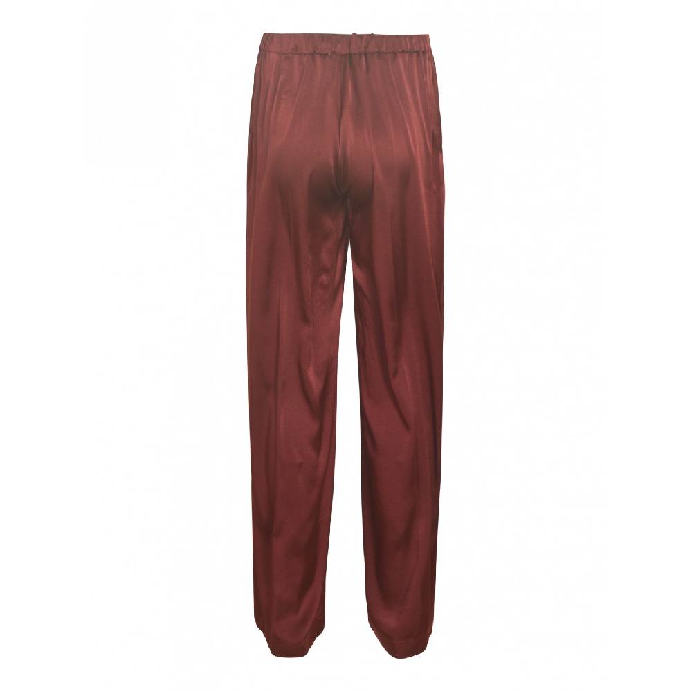 FORTE FORTE Pantaloni Ampio Raso Seta Strech