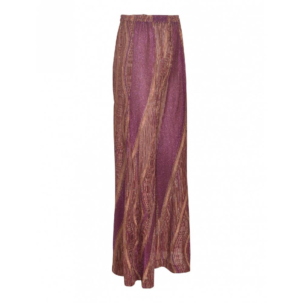 FORTE FORTE Pantaloni Flared Jersey Lurex