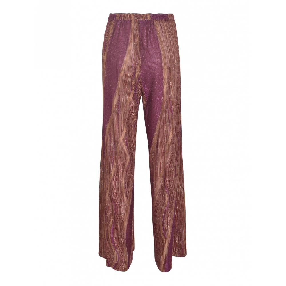 FORTE FORTE Pantaloni Flared Jersey Lurex