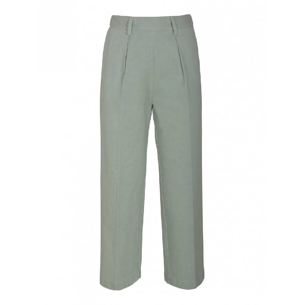 FORTE FORTE Pantaloni low crotch gabardina