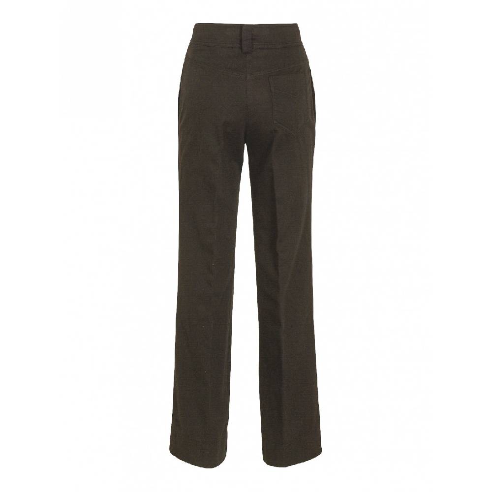 FORTE FORTE Pantaloni Vita Alta Twill