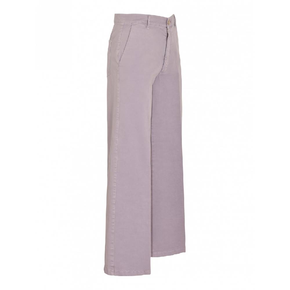 FORTE FORTE Pantaloni Wide Leg Gabardina