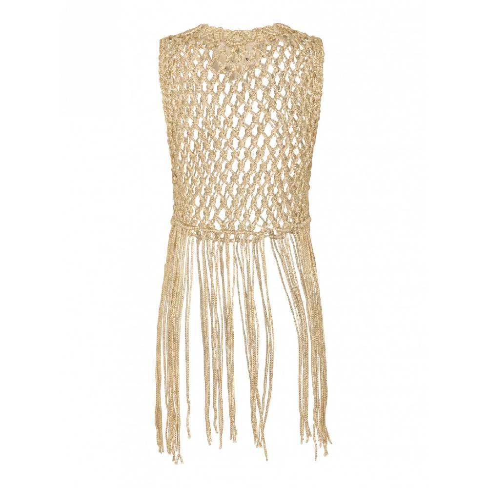 FORTE FORTE Top Macram Con Frange