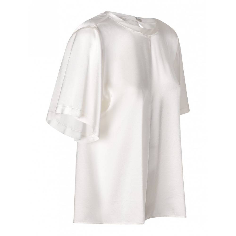 FORTE FORTE Top Manica Corto Raso Seta