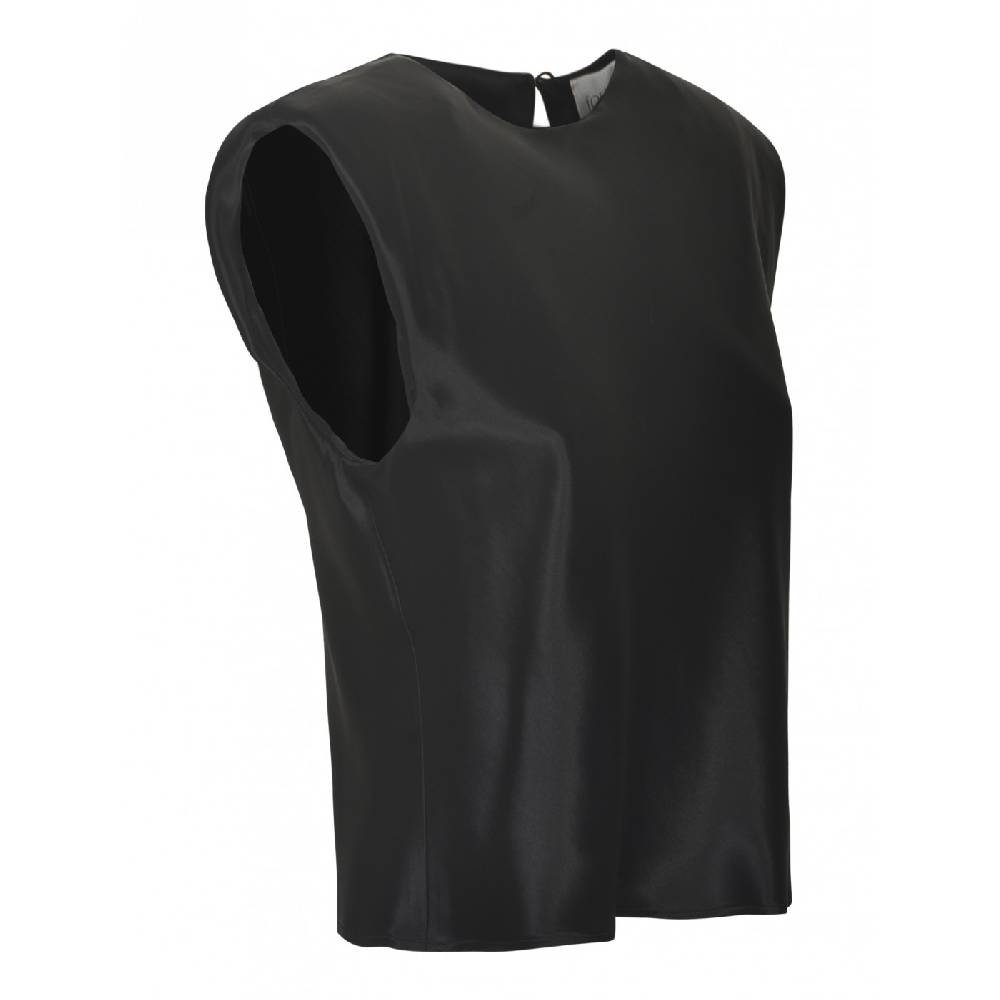 FORTE FORTE Top Smanicato Il Raso Di Viscosa