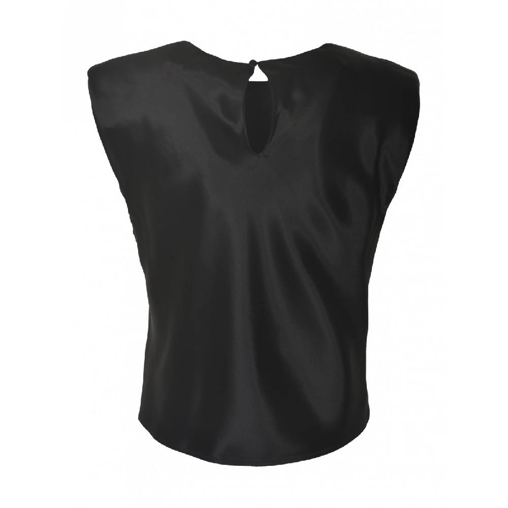 FORTE FORTE Top Smanicato Il Raso Di Viscosa