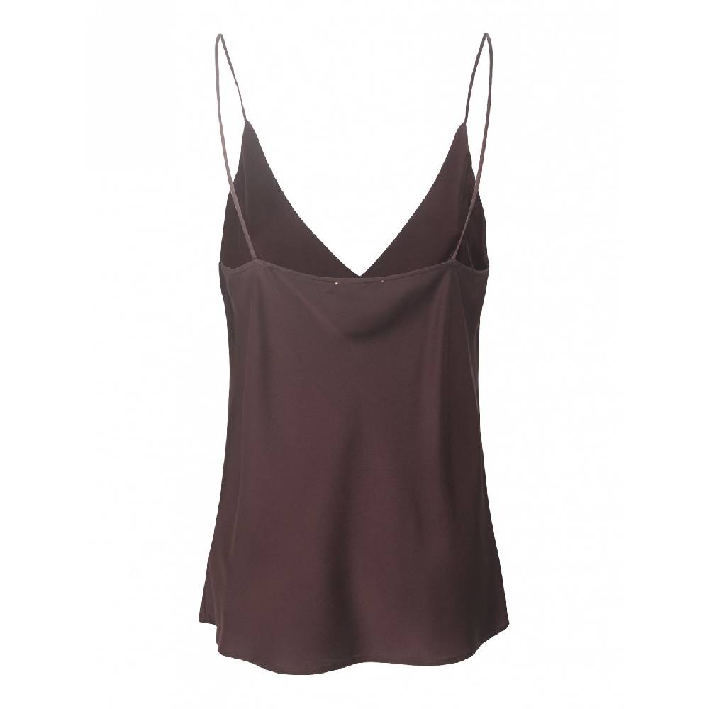 FORTE FORTE Top Spallina Ras Seta Strech