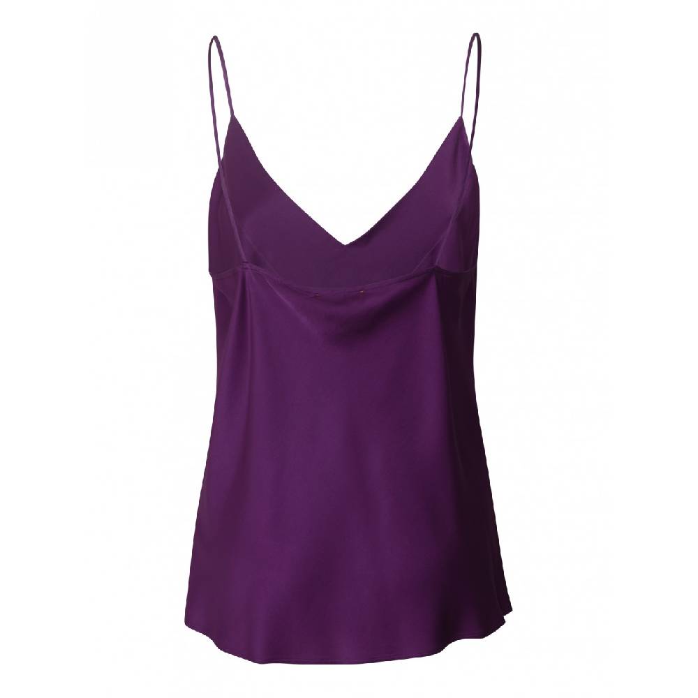 FORTE FORTE Top Spallina Ras Seta Strech