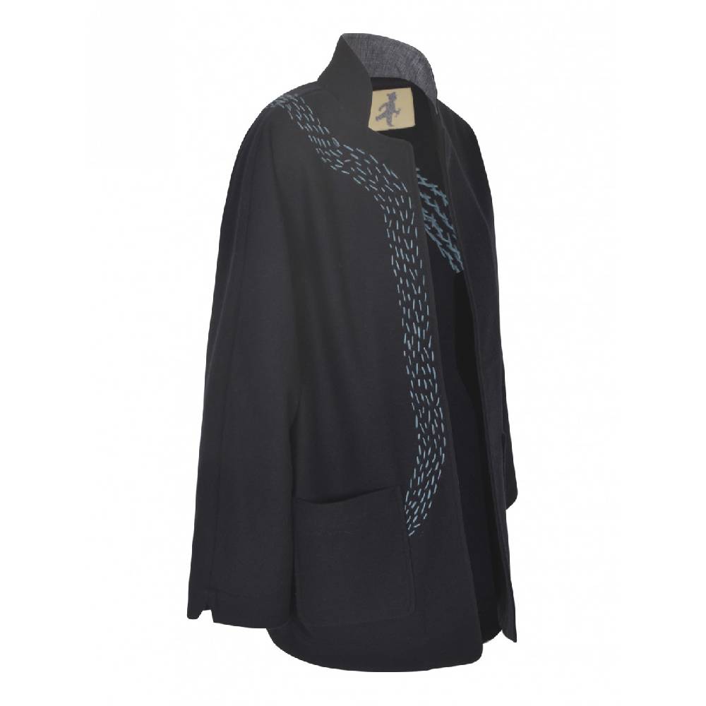  Giacca Ricamata A Mano