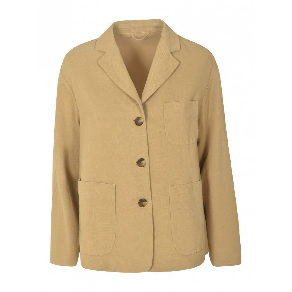 KILTIE Giacca monopetto svasata petra