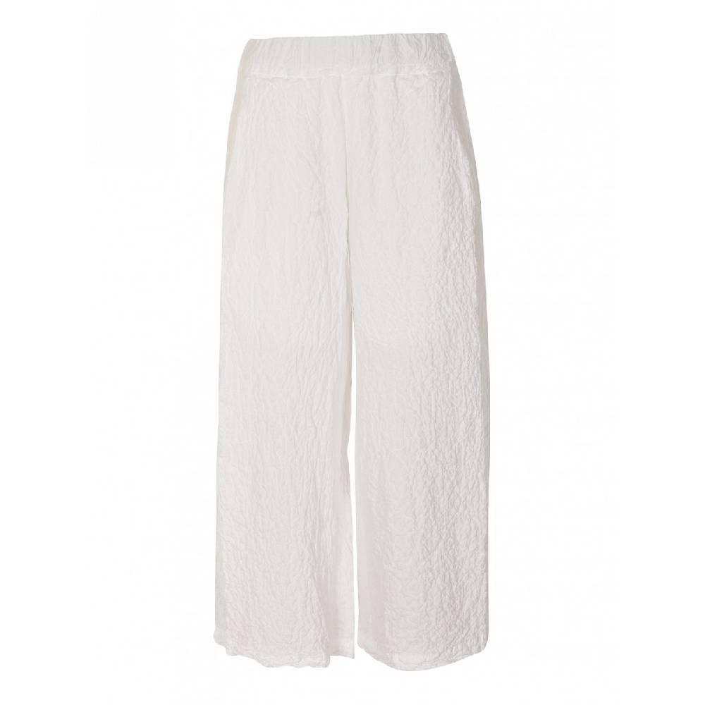 LABO.ART Pantaloni gamba larga elastico in vita