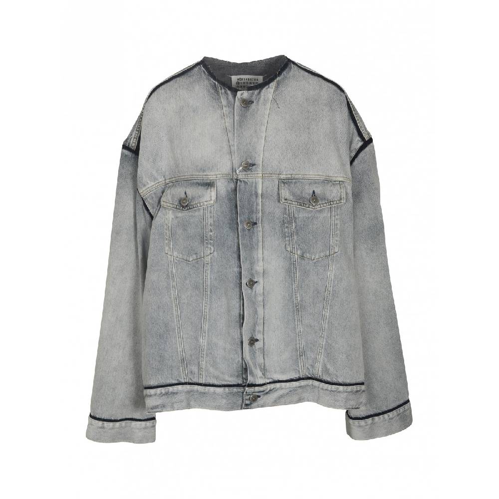 MAISON MARGIELA Giacca jeans over girocollo