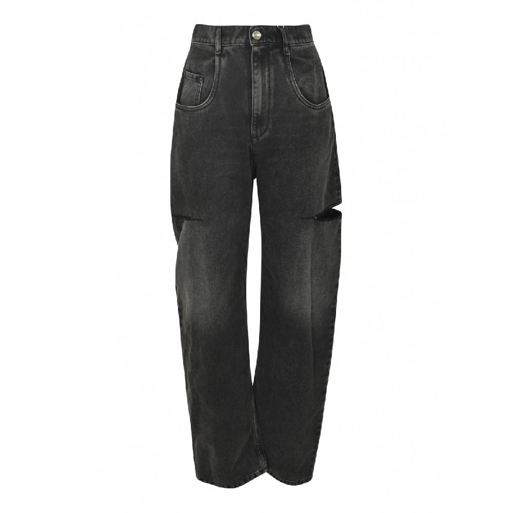 MAISON MARGIELA Jeans 5 tasche vita alta con tagli