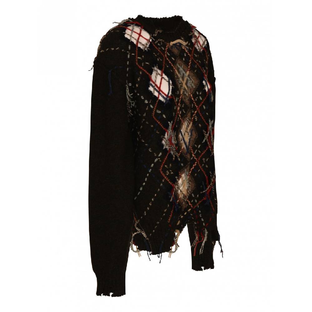 MAISON MARGIELA Maglia Girocollo Ricamata