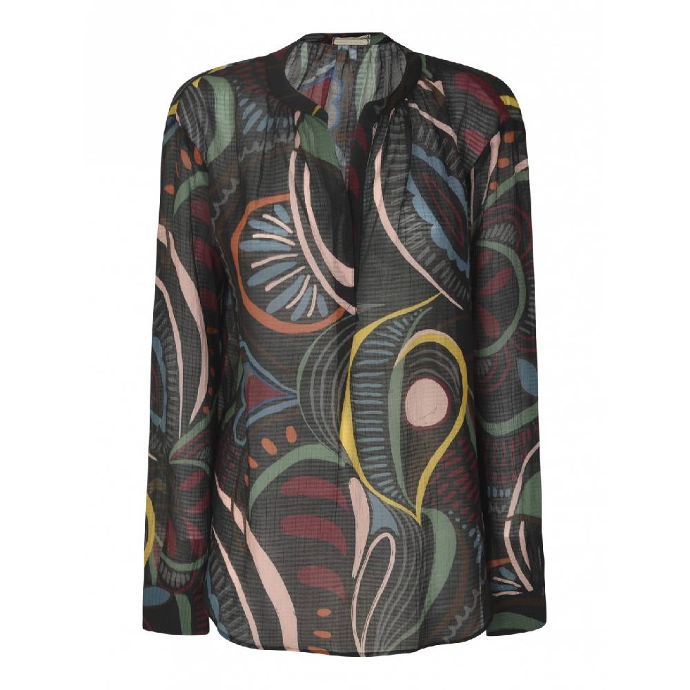 MASSIMO ALBA Blusa collo coreana