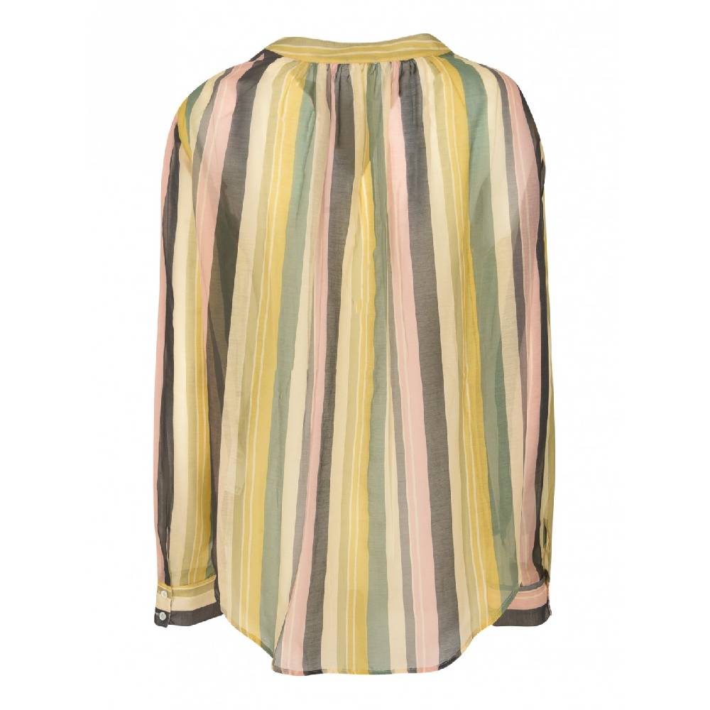 MASSIMO ALBA Blusa In Voilè Di Cotone Seta