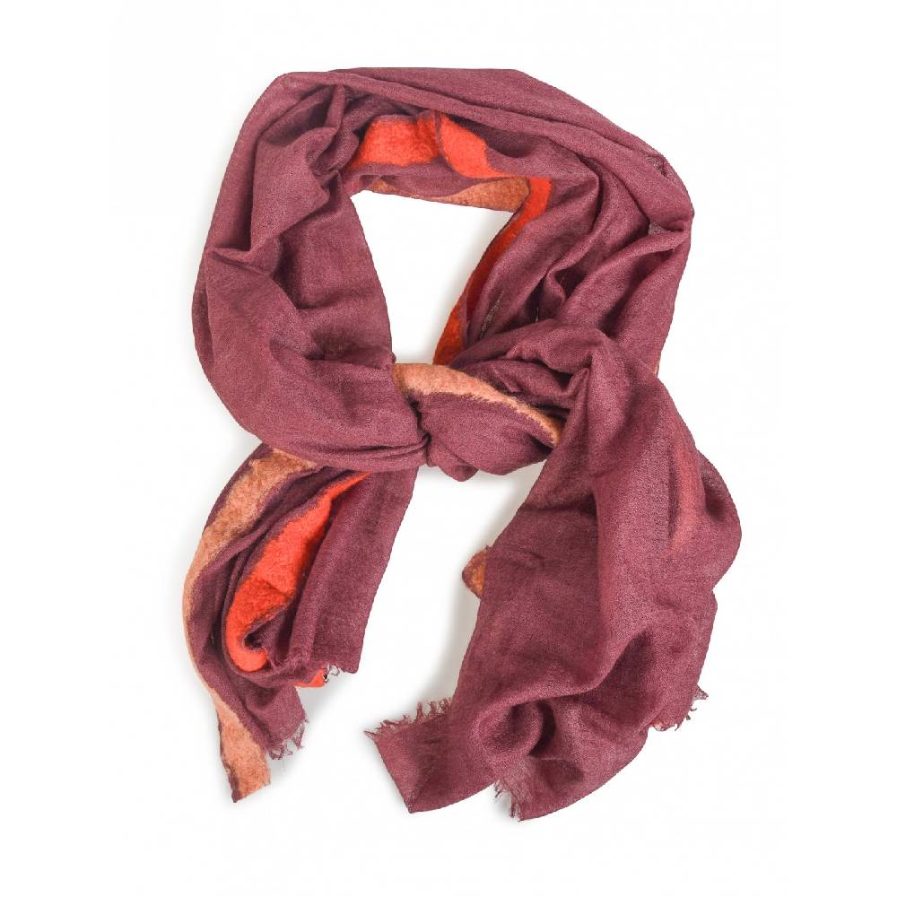 MIRROR IN THE SKY Scialle con bordo 100x200