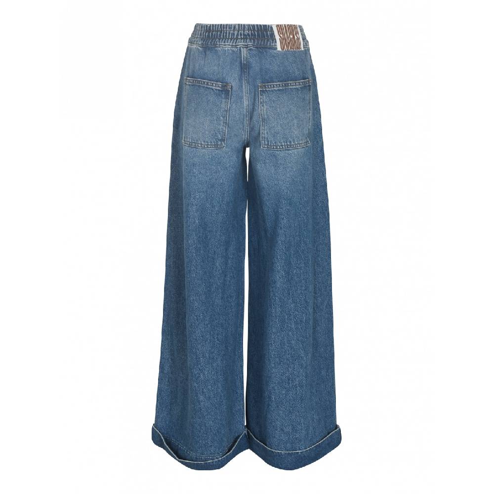 MOTHER Jeans Snacks Zampa Con Risvolto