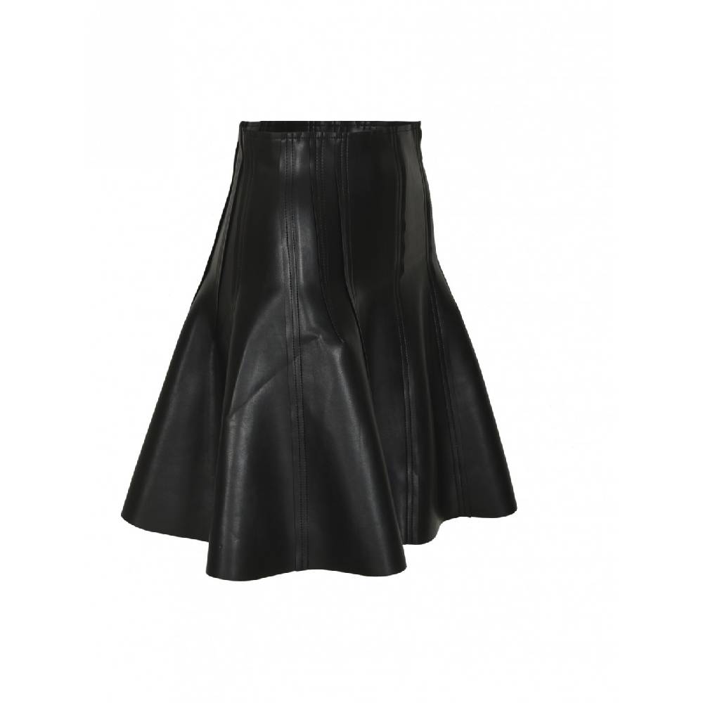 NORMA KAMALI Gonna Corta Ecopelle