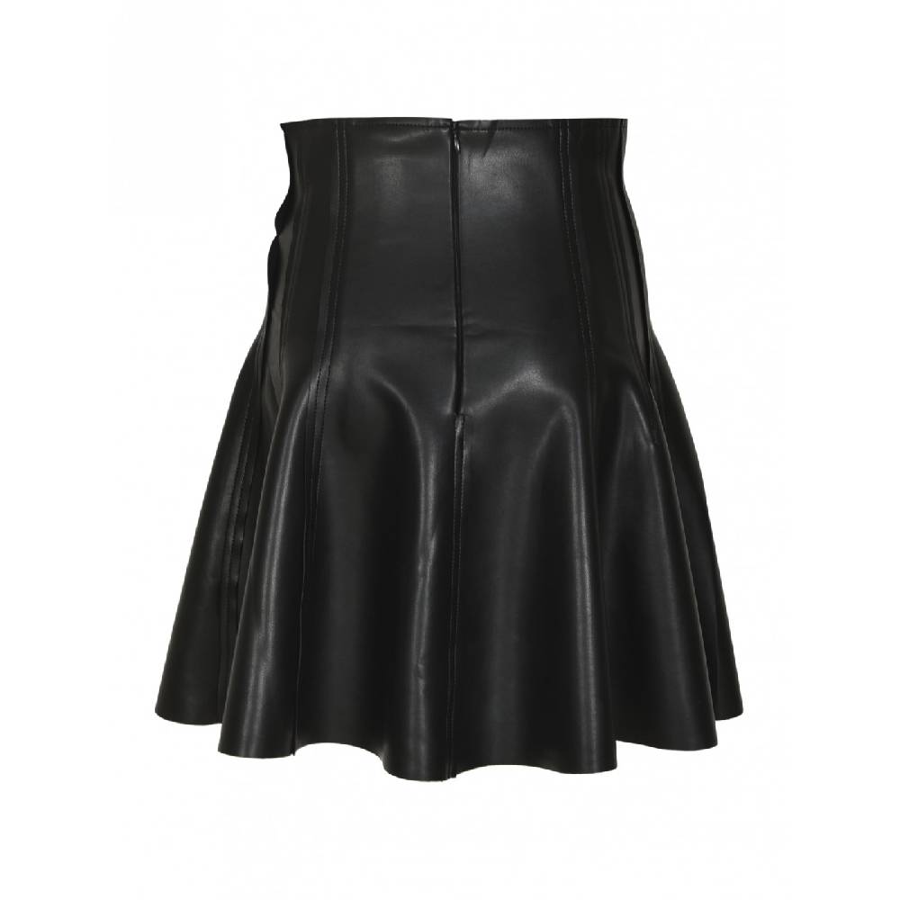 NORMA KAMALI Gonna Corta Ecopelle