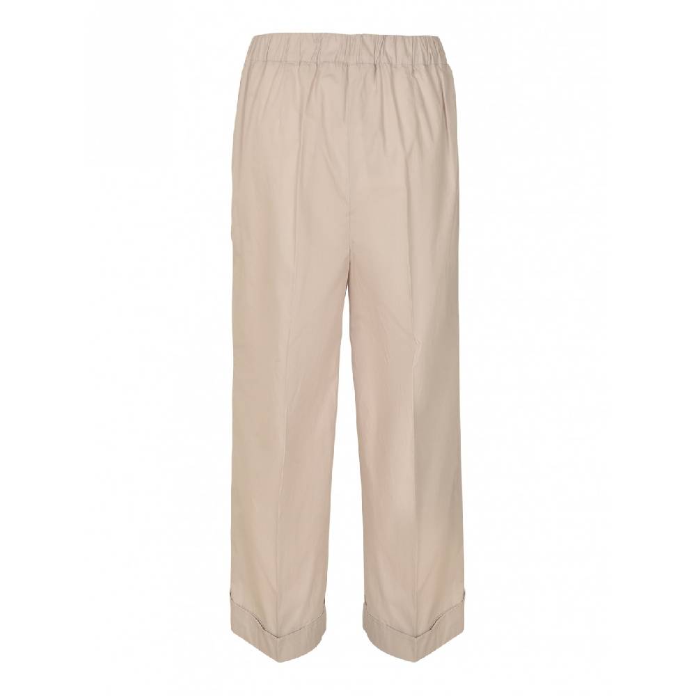 KILTIE Olivia Pantaloni Gamba Con Risvolto Elastico In Vita