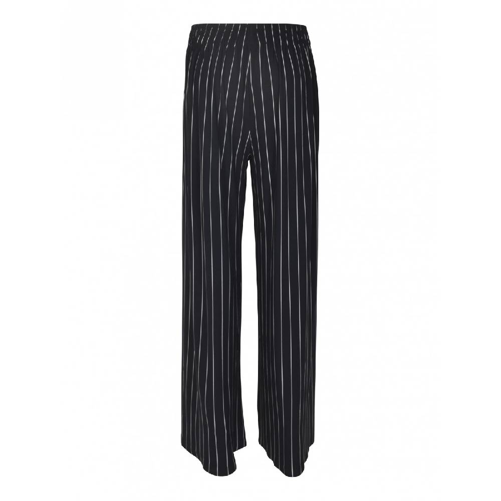 NORMA KAMALI Pantaloni Gamba Larga Elastico In Vita