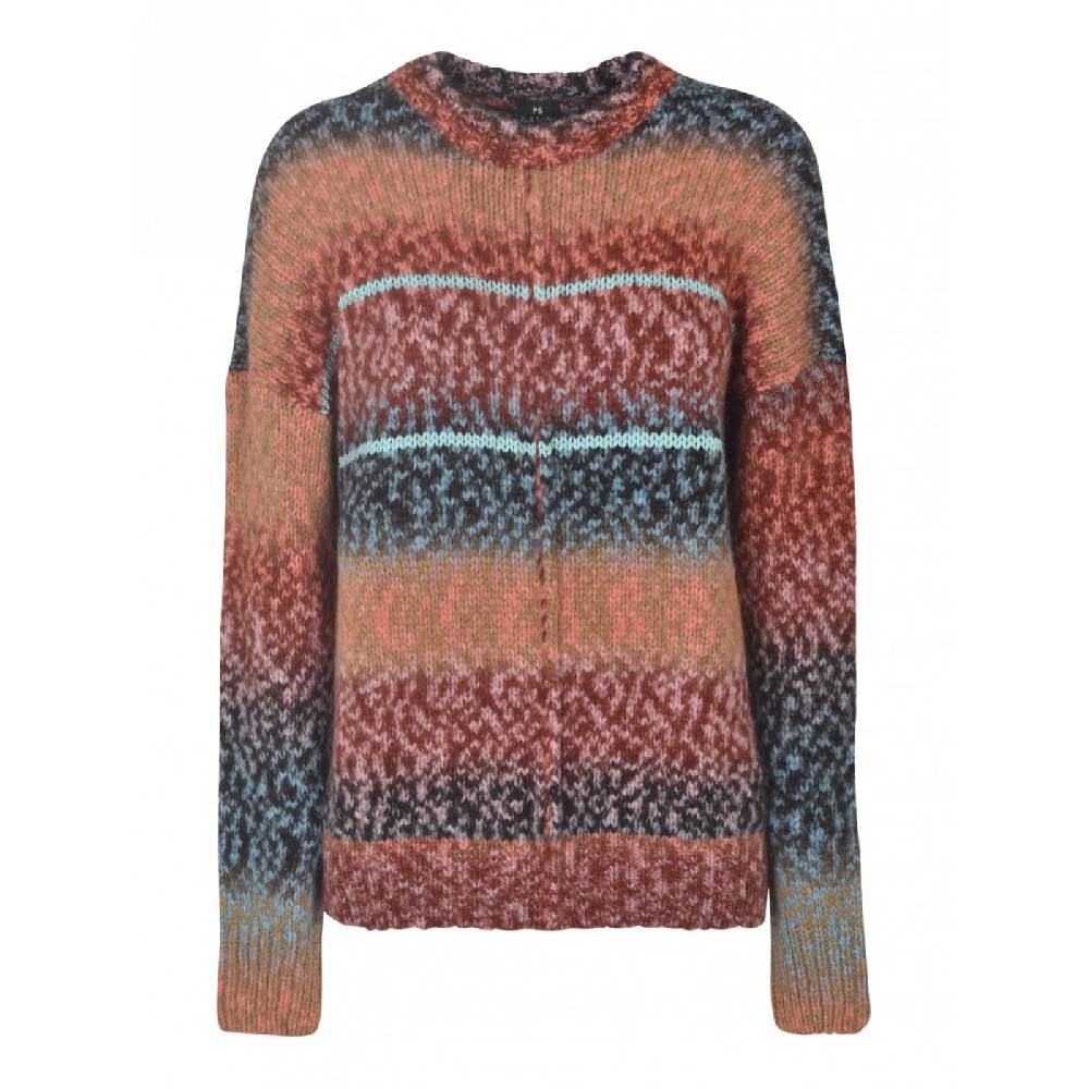 PAUL SMITH Maglia girocollo spalle scese