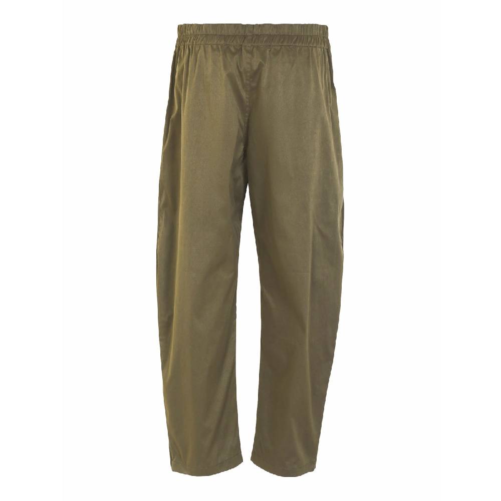 STUDIO NICHOLSON Pantaloni Elastico Zip Laterale