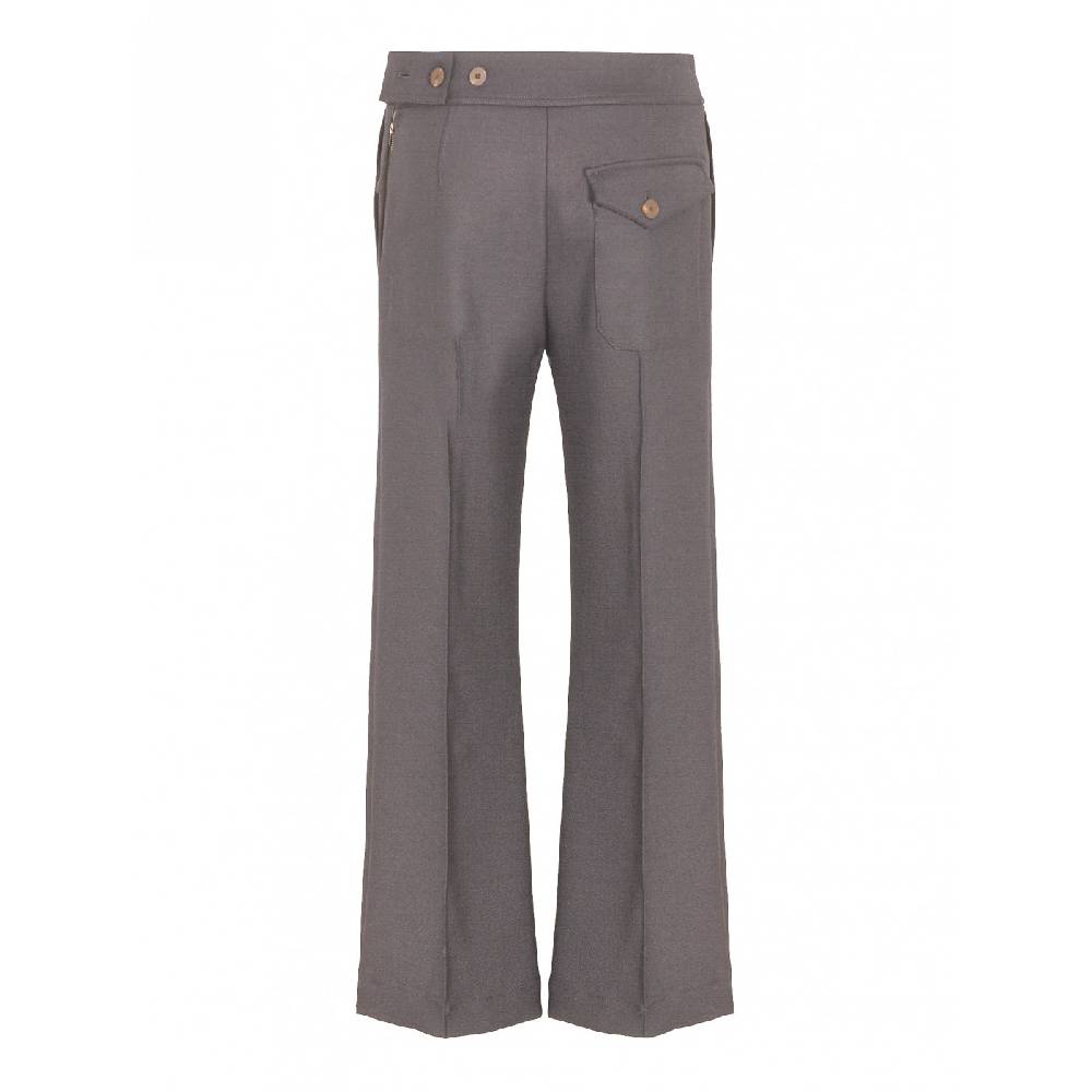 STUDIO NICHOLSON Pantaloni Riga Ribattuta